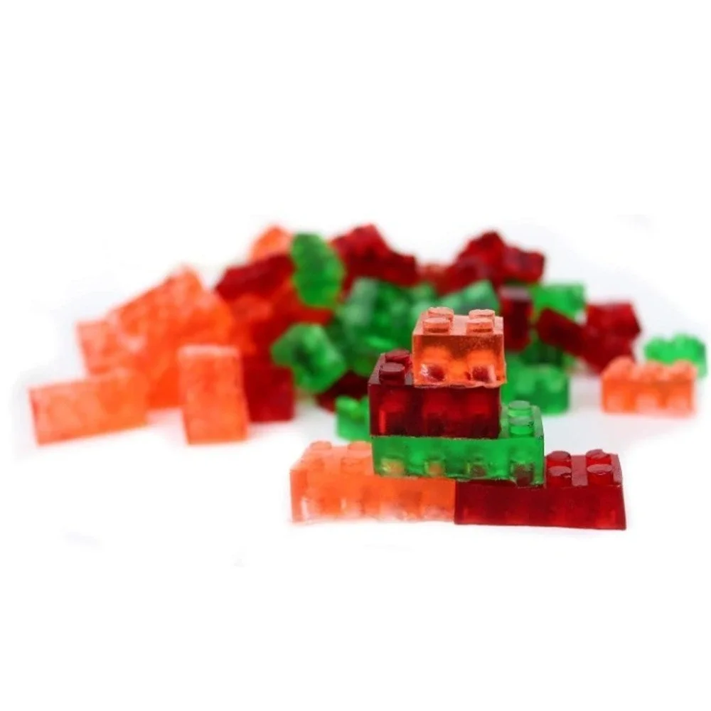 Brick Figure Silicone Mold, The Modern Gummy, Gummy Ice Cube Tray, DIY Gummies